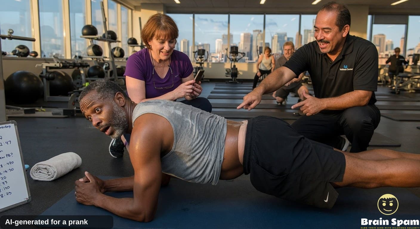 Fitness participant reports discovery of new muscles after plank challenge